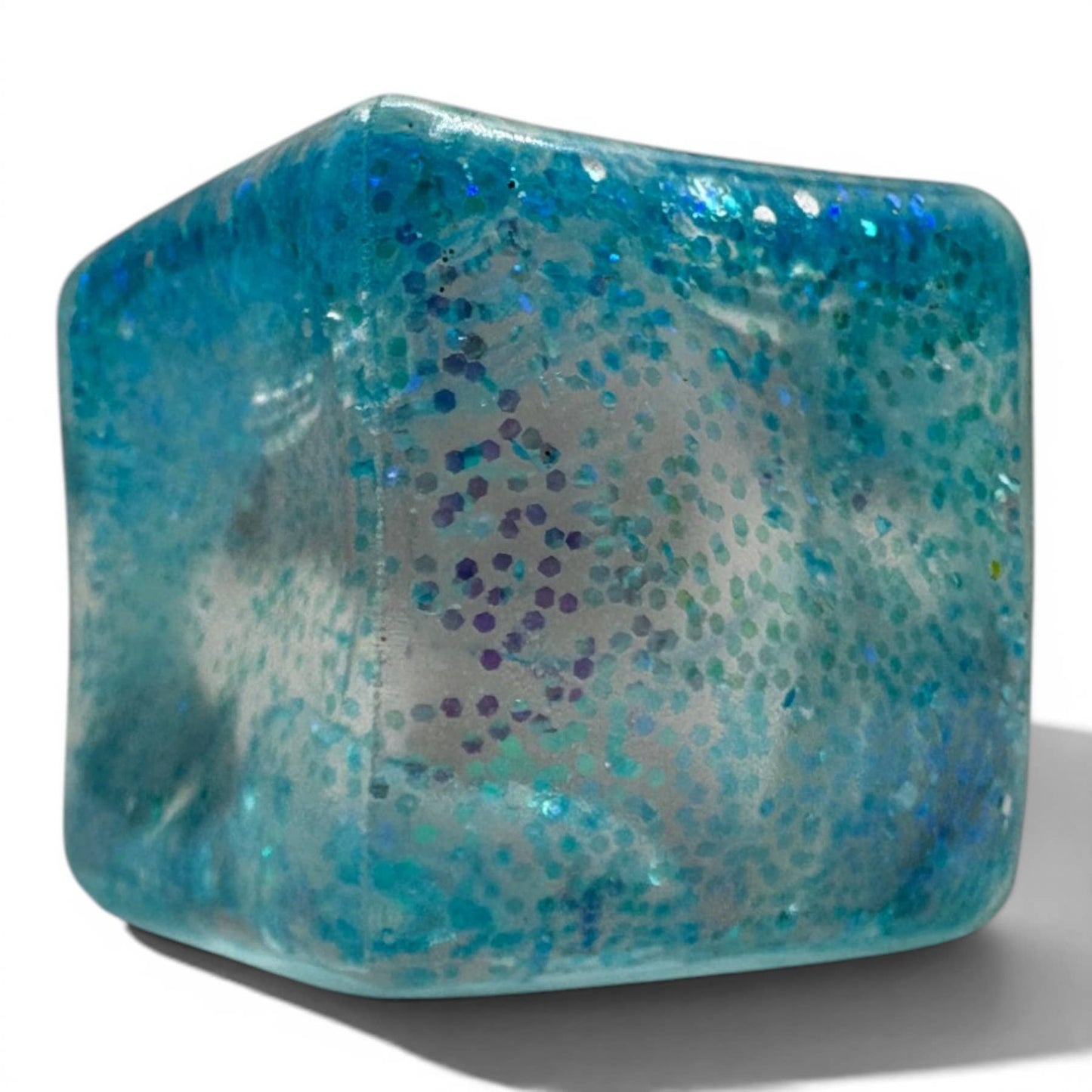 Assorted Glitter Squishy Cube 12ct PDQ