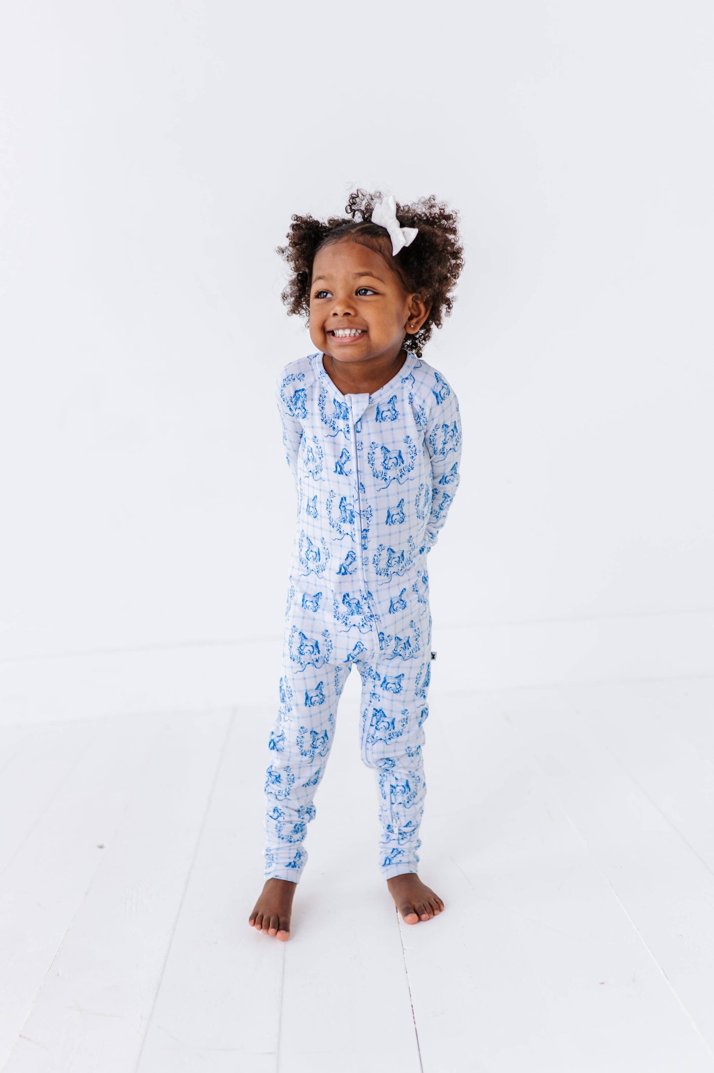 Blue Pony Club Convertible Footie