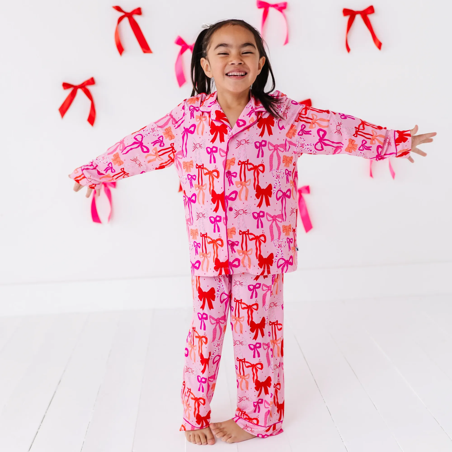 Bows Button-Down Kids Set