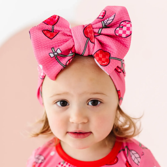 Cherry Biggie Bow: One Size