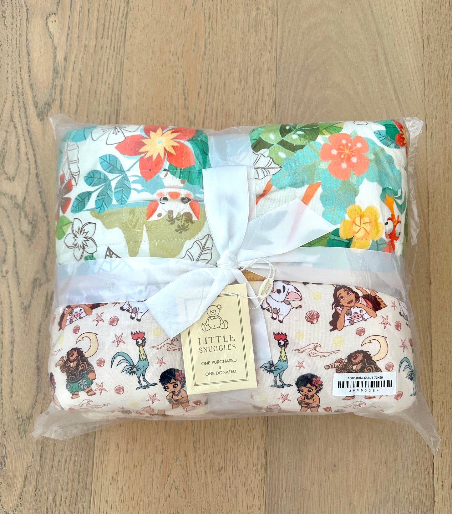 3 Layer Quilted Bamboo Blanket- LARGE 70x90 MAUI MUANA