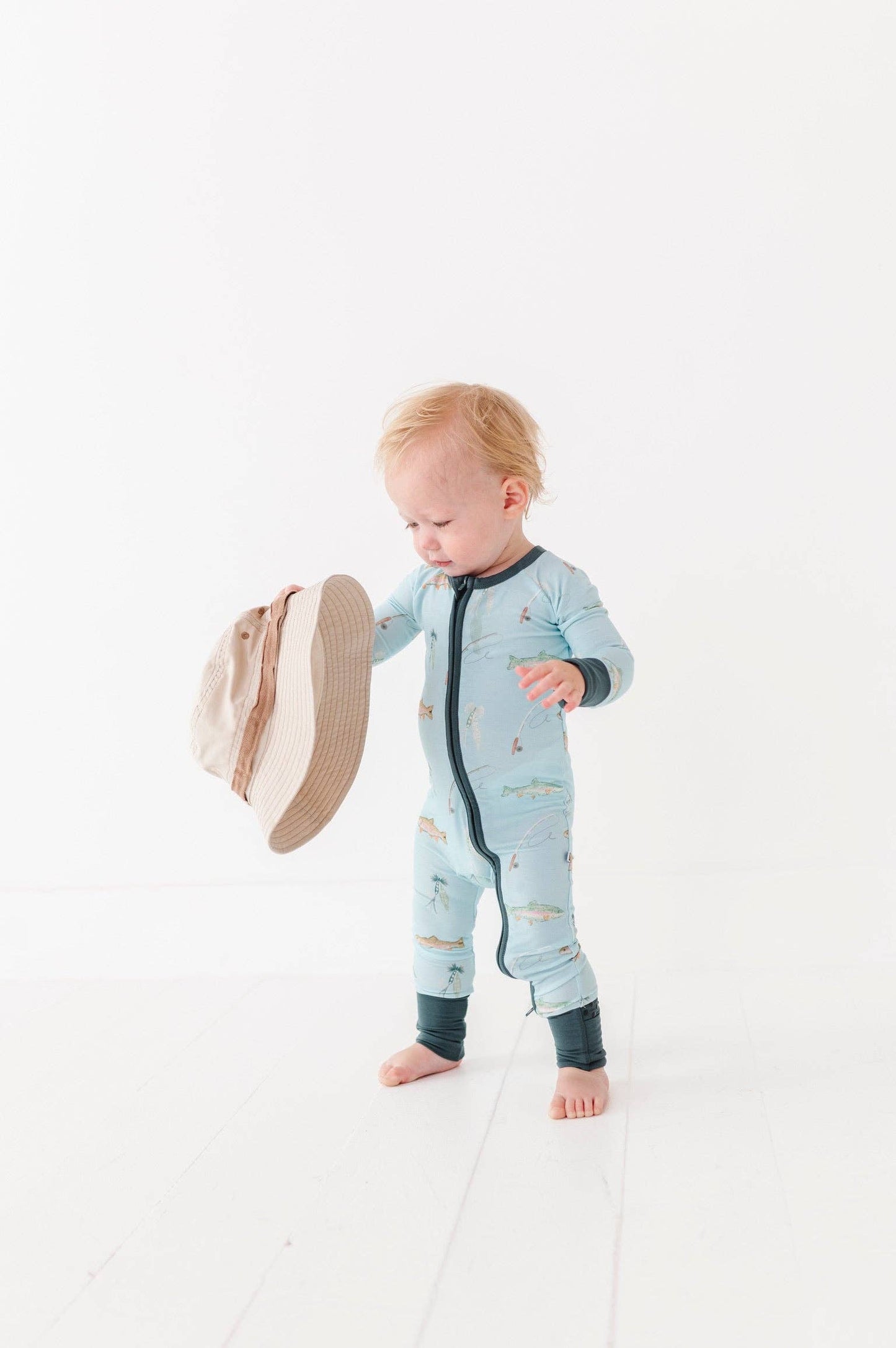 All About That Bass Convertible Footies: Newborn