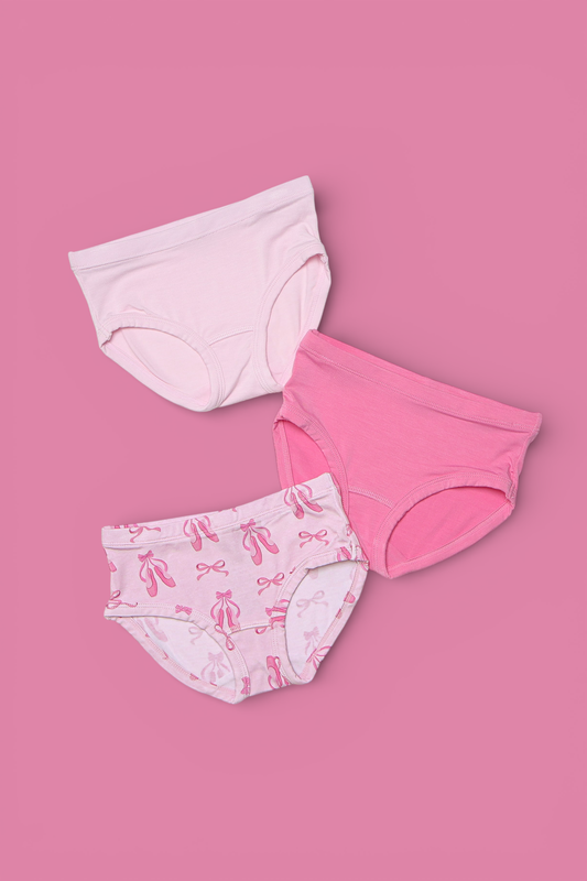 BALLET BOW BLISS DREAM GIRL'S BRIEF SET: 10Y