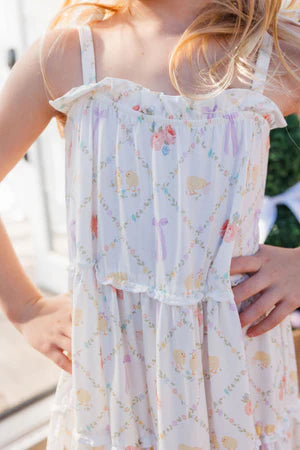 In My Jammers Twirl Dress- PEEP & PETAL