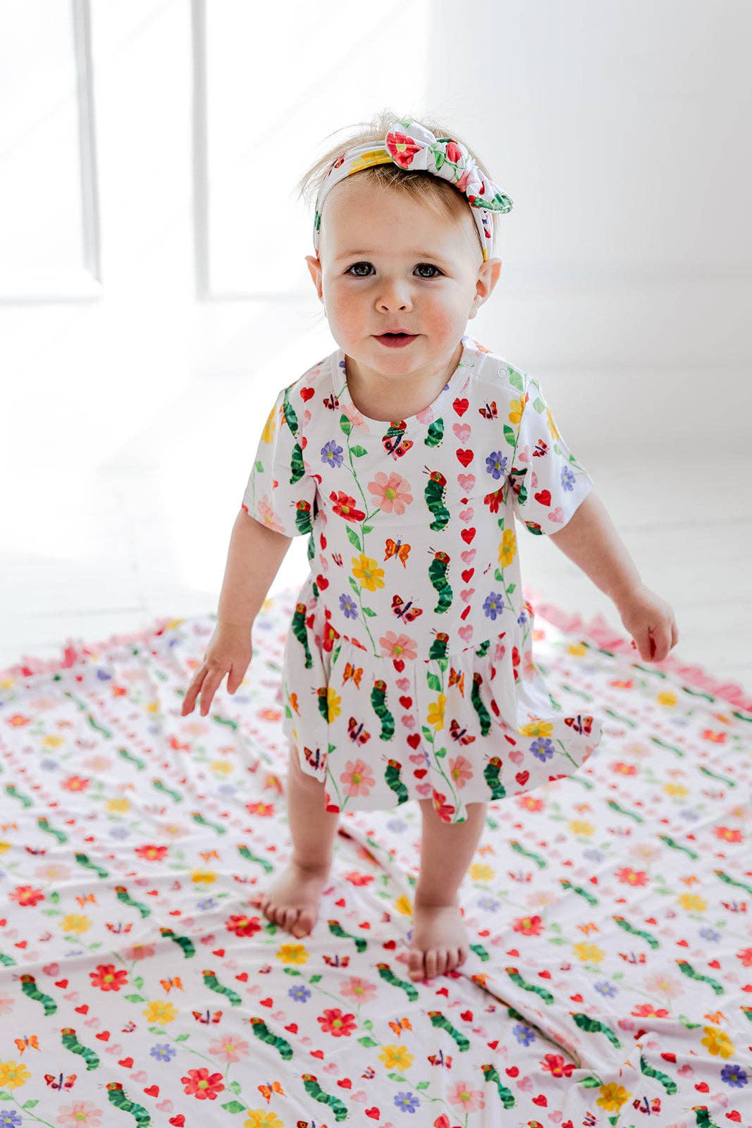 LOVEBUG BLOOMS DREAM BODYSUIT DRESS: 2T