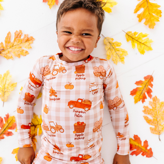 Harvest Hayride Kids Pajamas: 4T