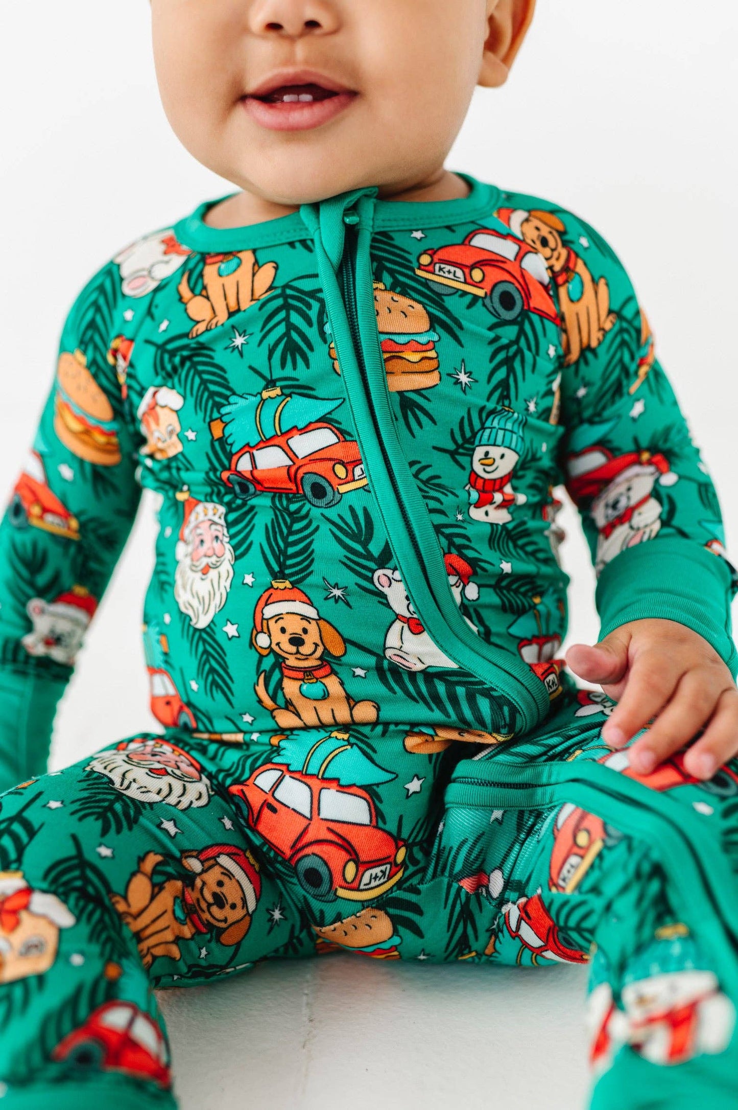 Deck The PJs Convertible Footies