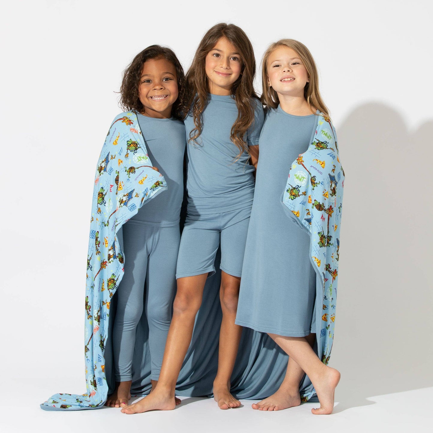 Teenage Mutant Ninja Turtles Pizza Bamboo Blanket: 45 x 60 in