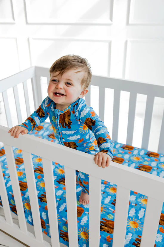 Dream Convertible Romper- ERIC CARLE BEAR-Y BLUE SKIES