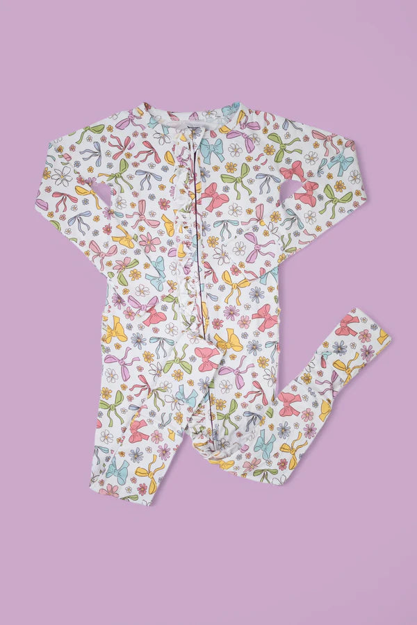 Dream Ruffle Romper- BOW GARDEN