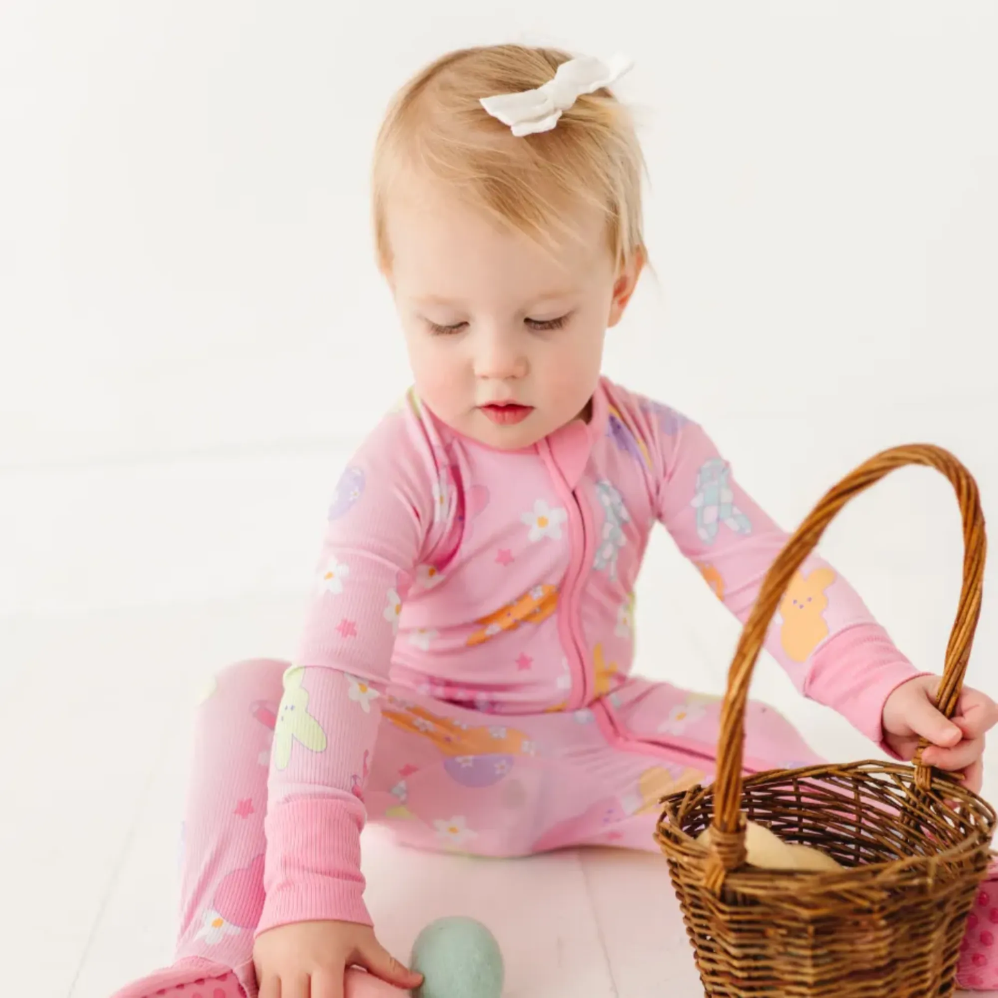 For Peeps Sake Convertible Footie- Ribbed: 18-24 Months