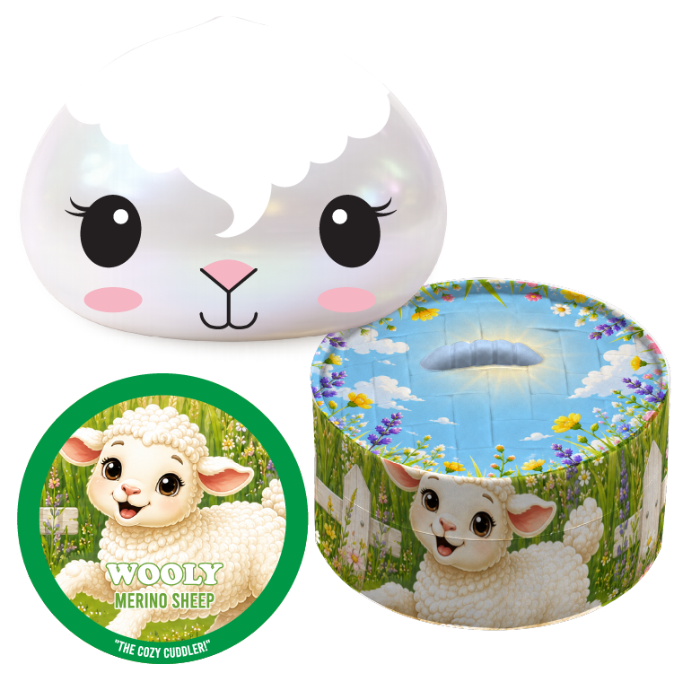 Fun Doh Farm Barnyard Squishy Dumpling Toy - 12/Display: Wholesale Price