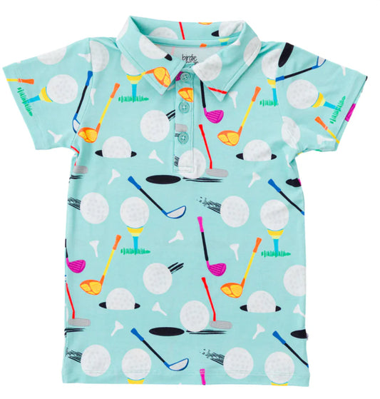 Birdie Bean Polo Shirt- SCOTTIE