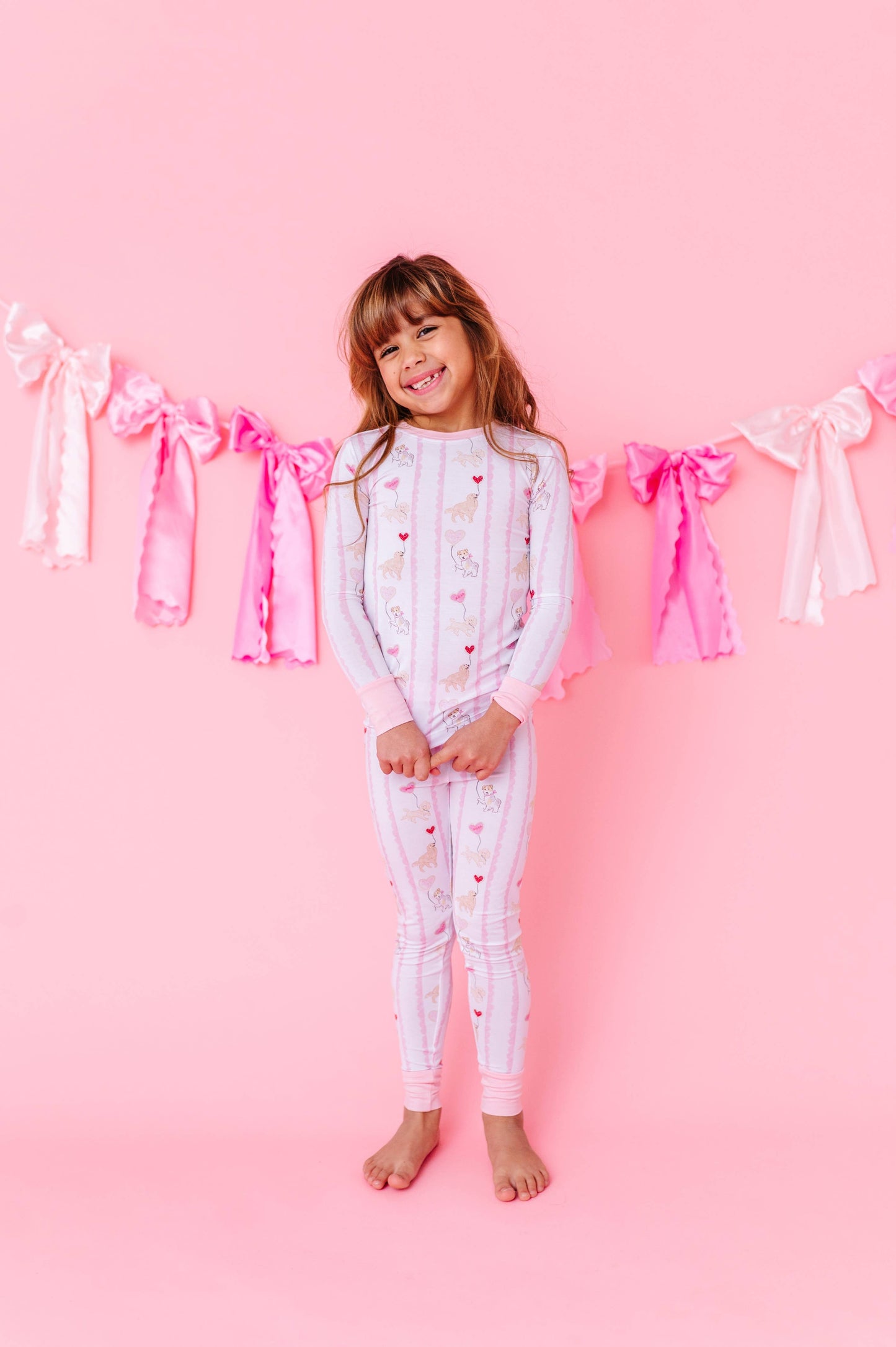 Puppy Love Kids Pajamas: 9/10Y