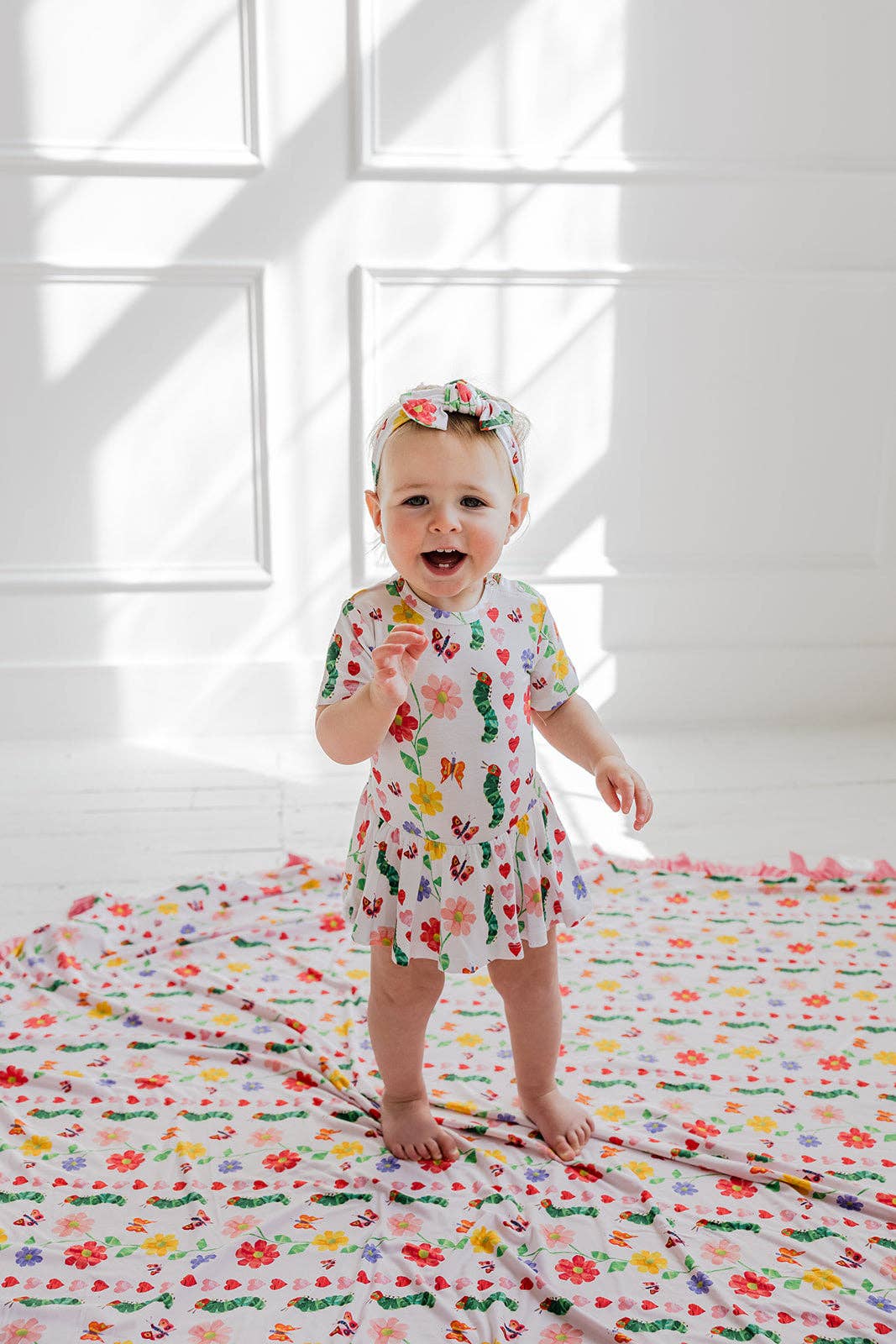 LOVEBUG BLOOMS DREAM BODYSUIT DRESS: 2T