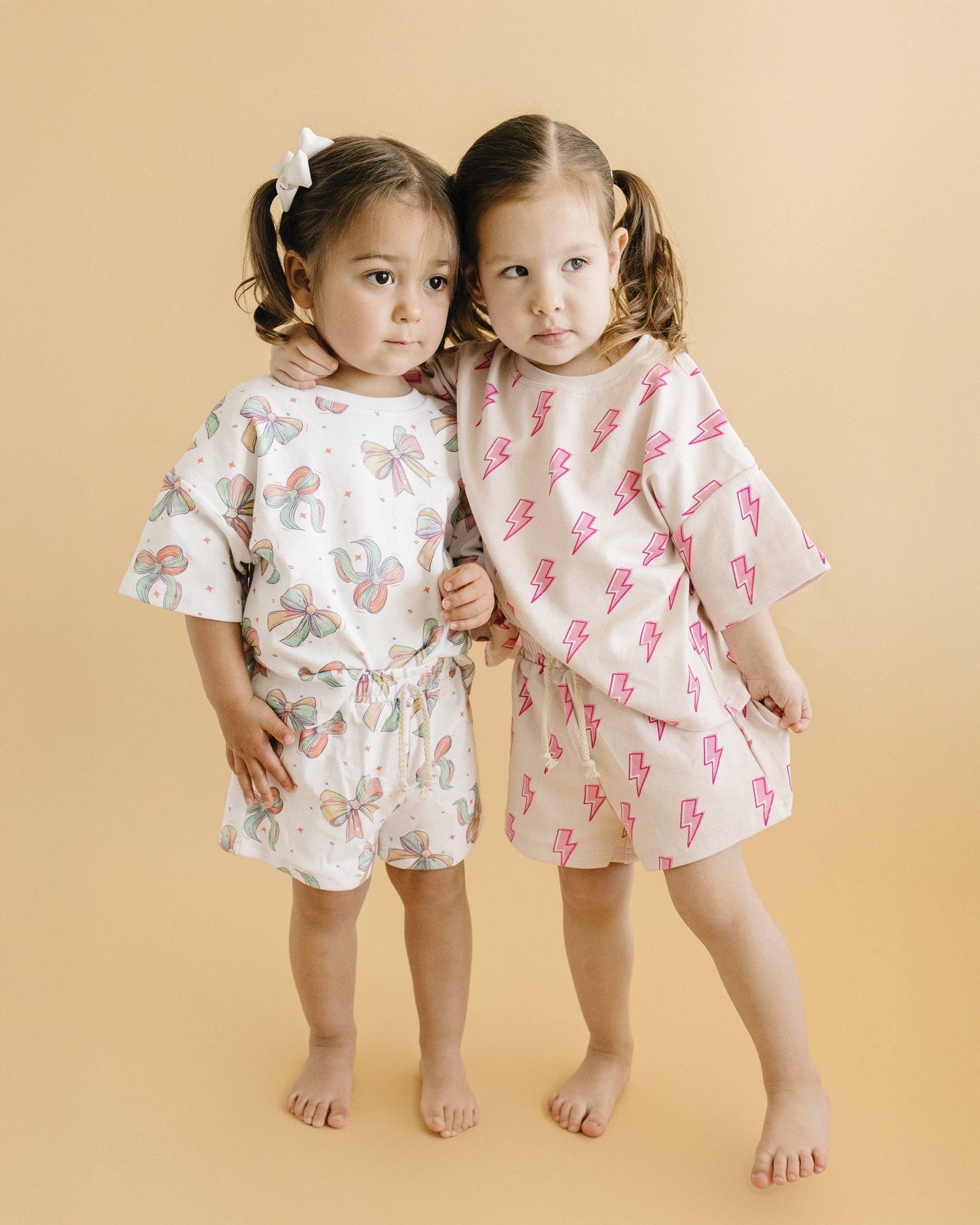 Baby & Kids Shorts Set | Happy Bows: 4T