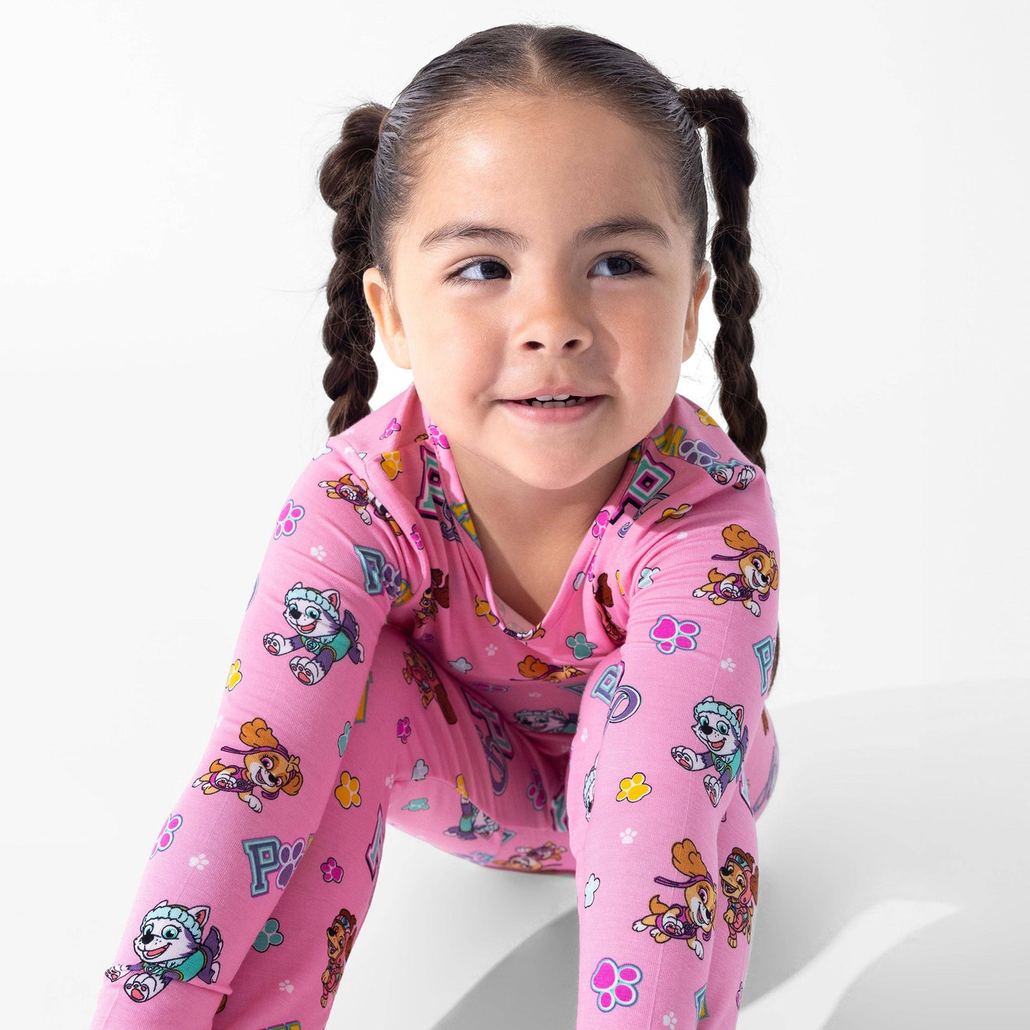 PAW Patrol: Varsity Pink Bamboo Kids Pajamas