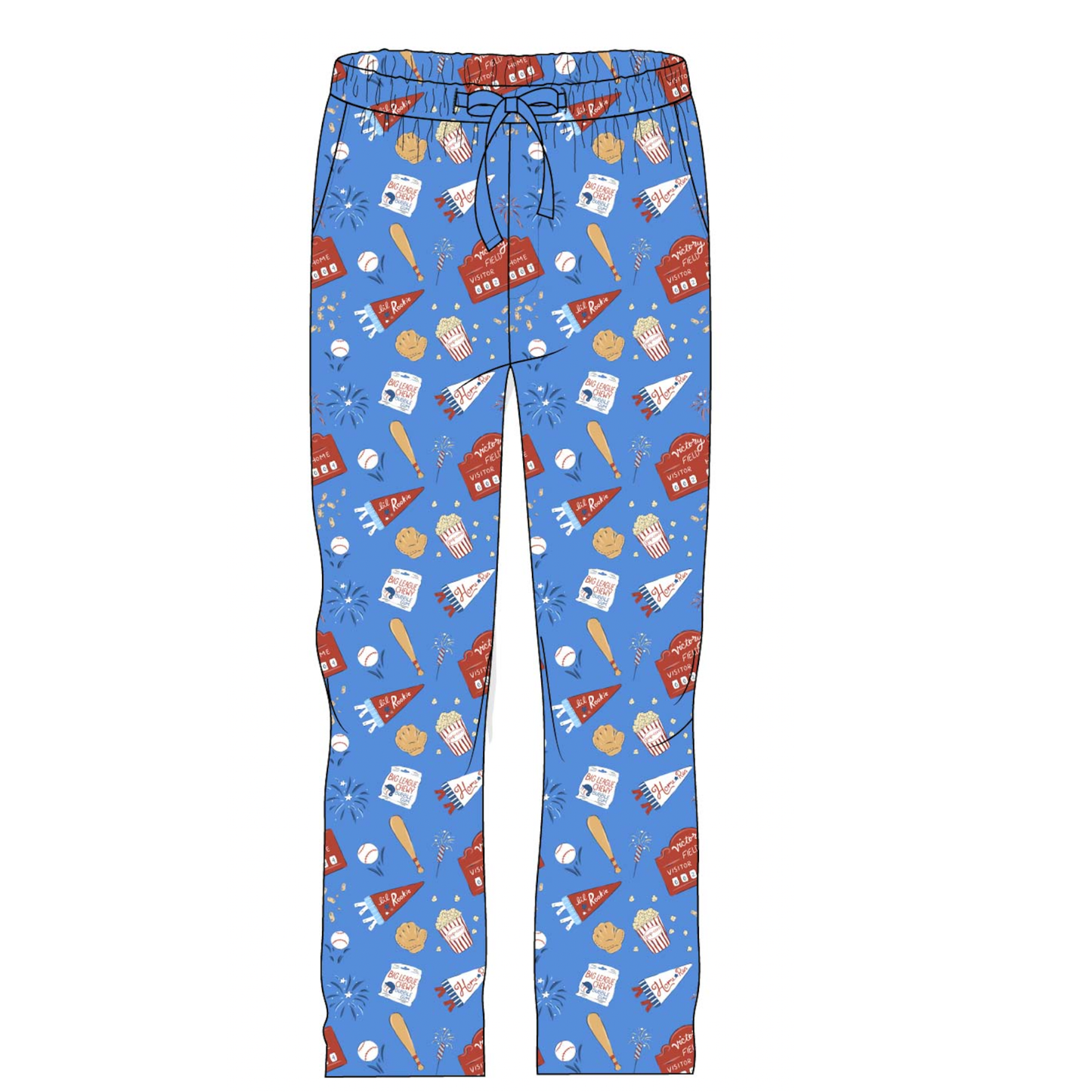 Scoreboard Baseball  Boys Lounge Pants - Bigger Kids: 10/12