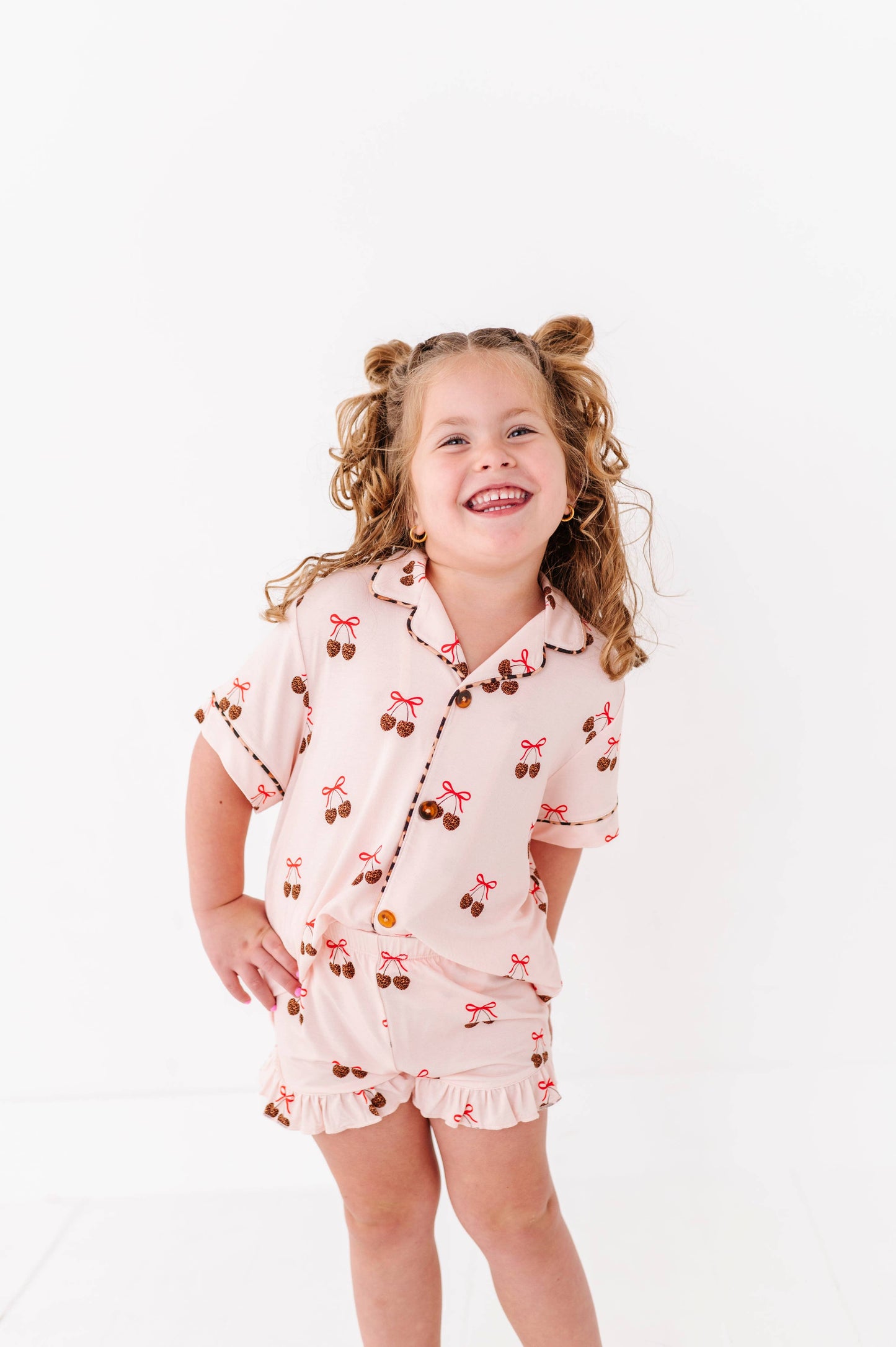 Leopard Love Button Down Short Pajamas