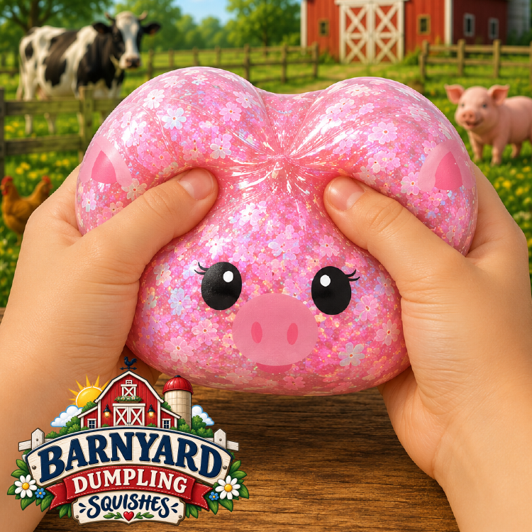 Fun Doh Farm Barnyard Squishy Dumpling Toy - 12/Display: Wholesale Price
