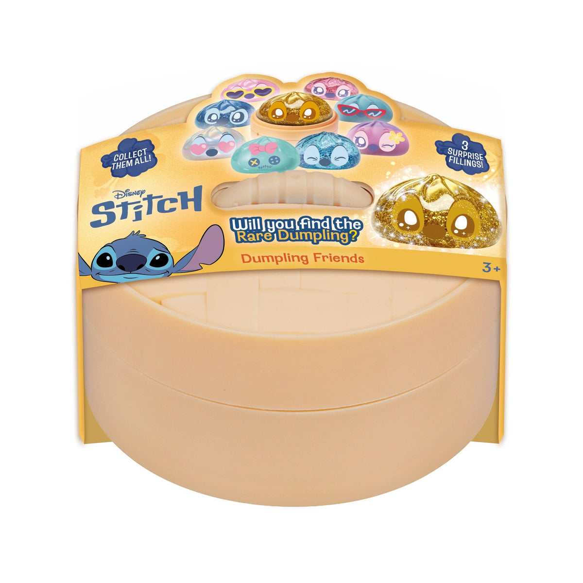 Licensed Disney® Stitch® Dumpling Friends Squishy Fidget Toy  **PREORDER**