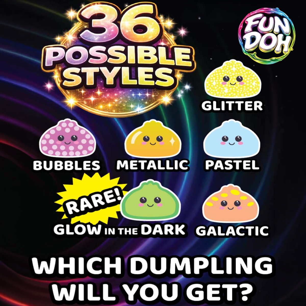 Fun Doh Ultra-Rare Mystery Dumpling Squishy Toy Collection: Wholesale Price