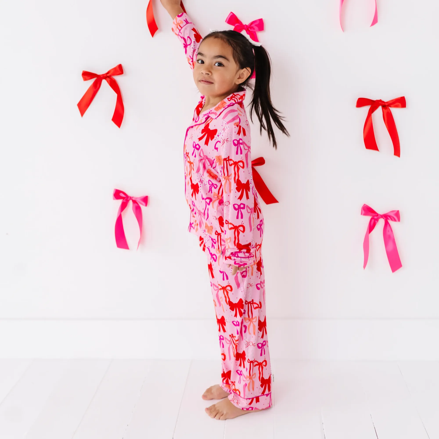 Bows Button-Down Kids Set