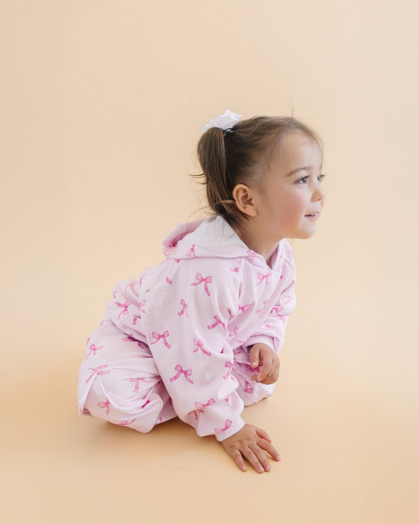 Cargo Baby & Kids Jogger Set | Pink Bows: 5T