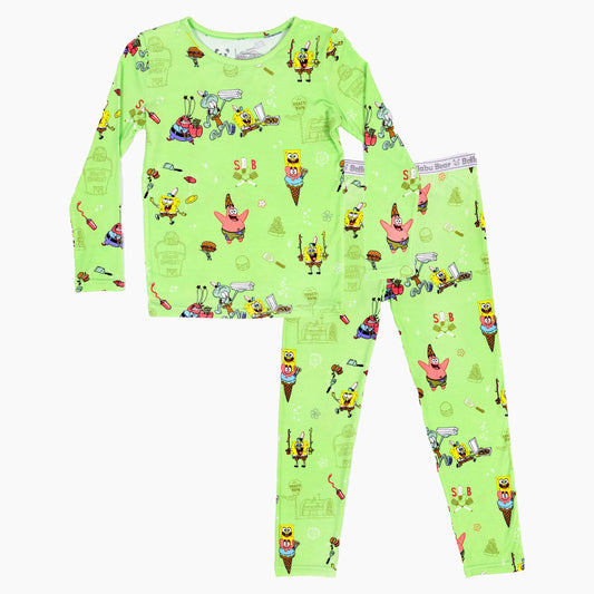 SpongeBob Foodie Kids Bamboo Pajamas: 3T