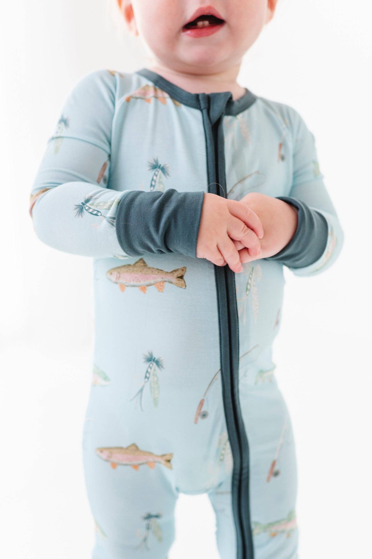 All About That Bass Convertible Footies: Newborn