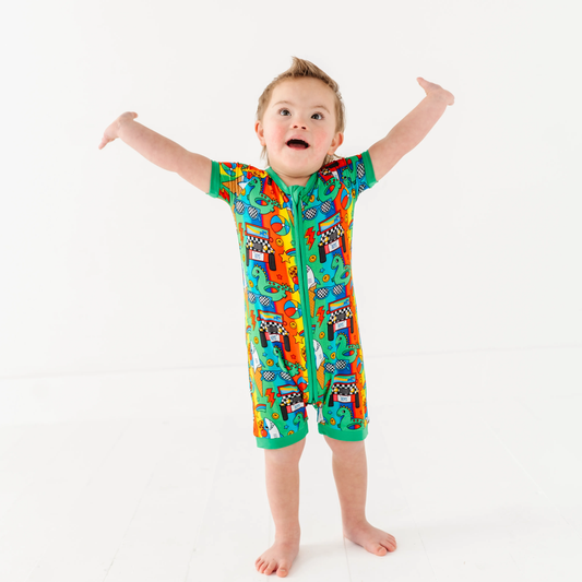 Boy Rocket Lion Shorties: 12-18 Months