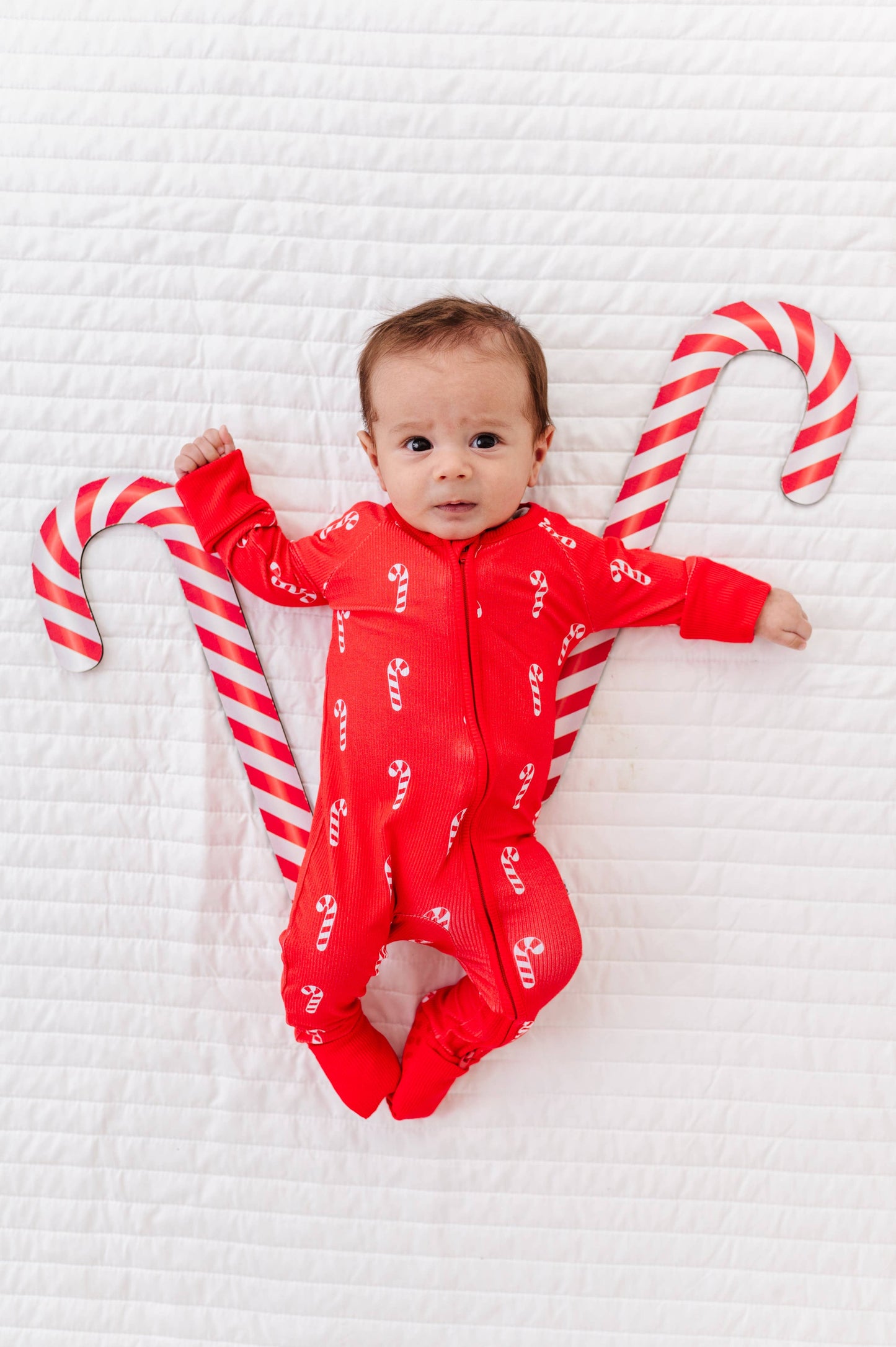 Sweet & Stripey Ribbed Convertible Footies