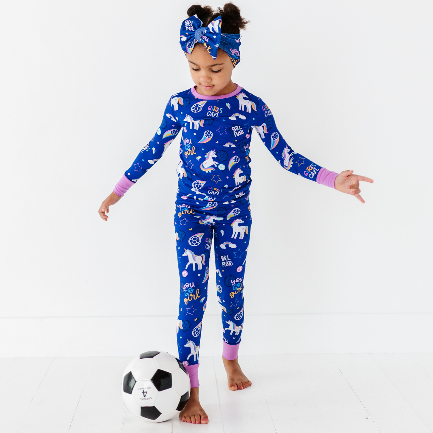 Unicorn Goals Toddler/Big Kid Pajamas: 4T