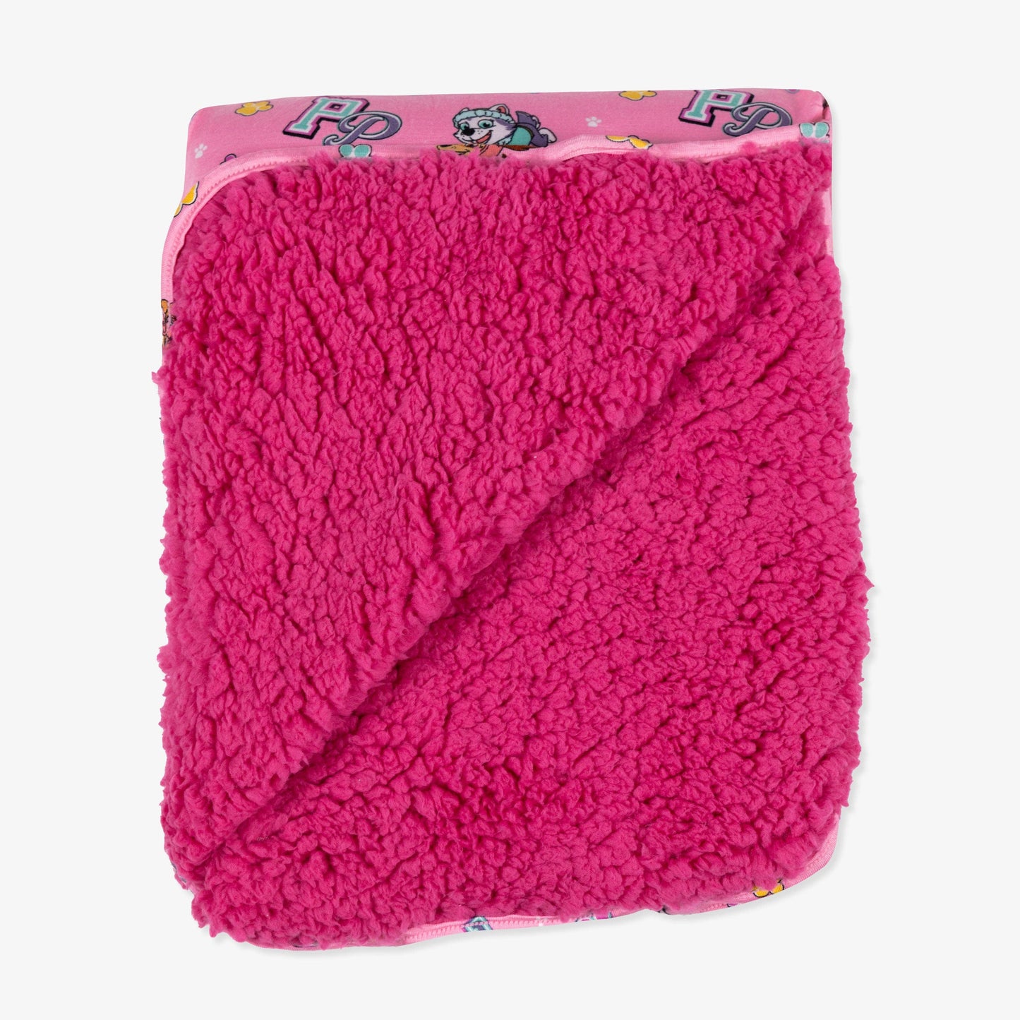 PAW Patrol: Varsity Pink Bamboo Sherpa Blanket: 45 x 60 in