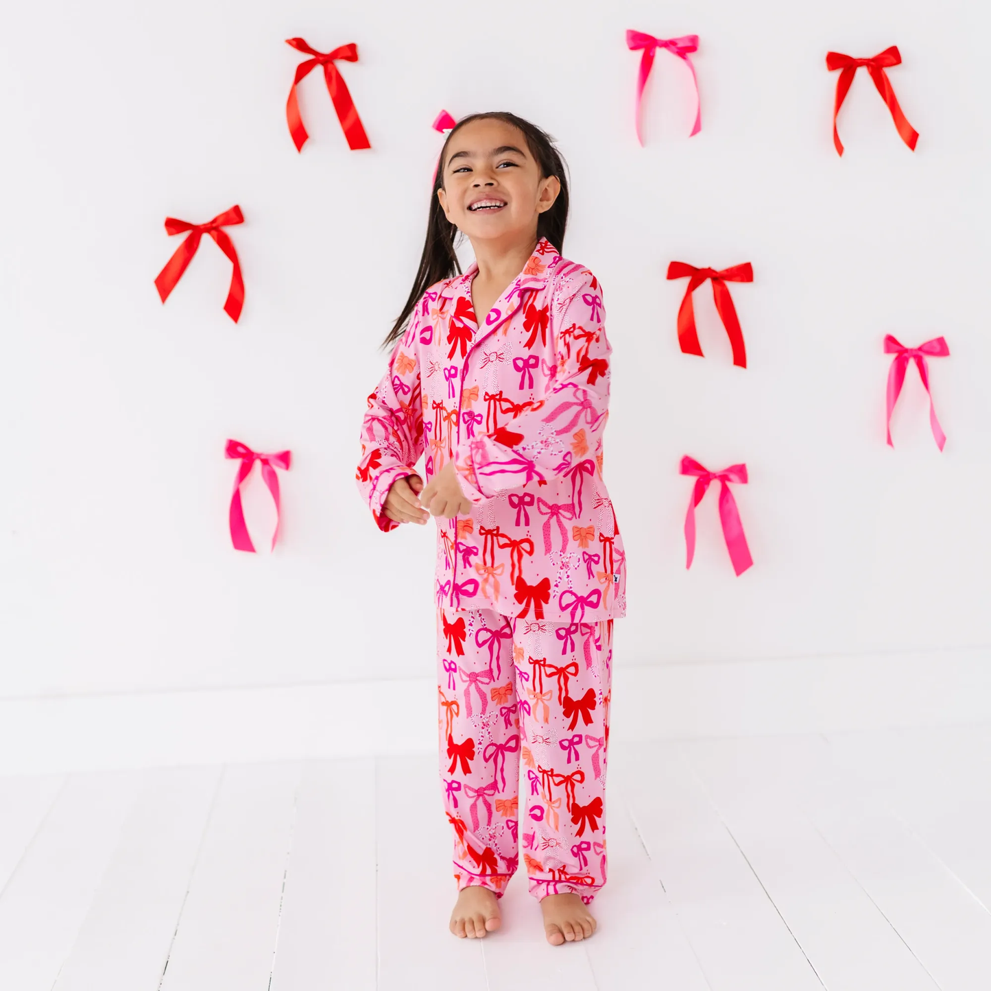 Bows Button-Down Kids Set