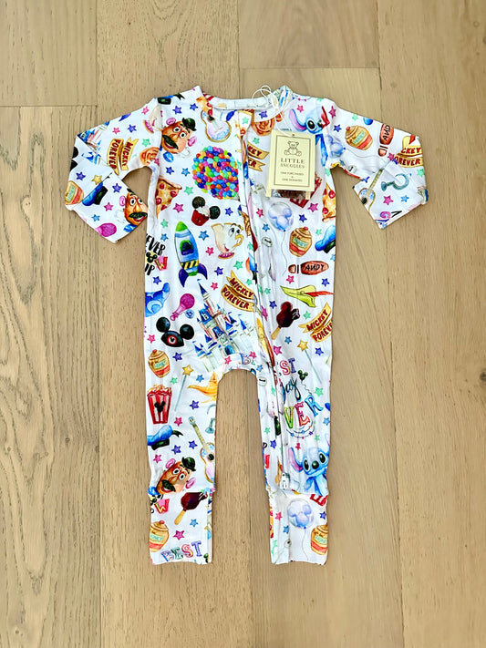 Bamboo (Connor) Zippy Romper- FAV BEST DAY EVER