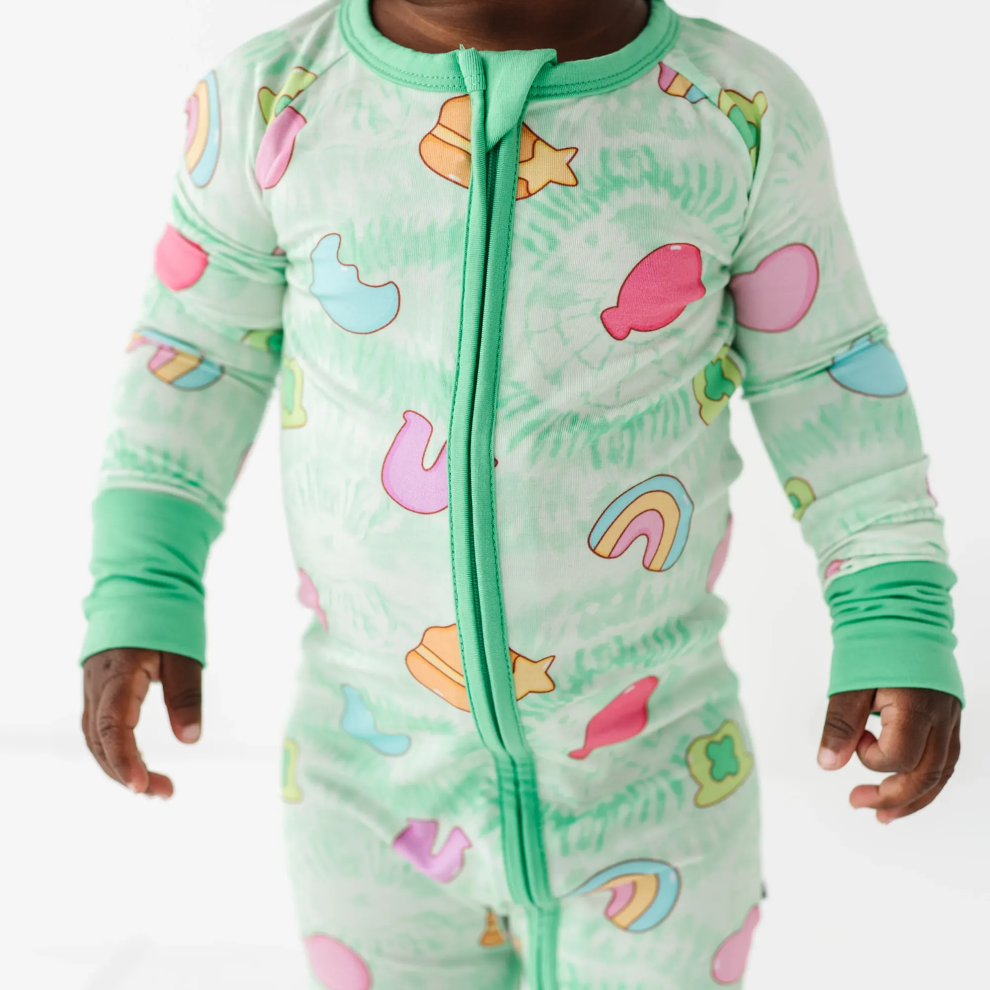 St. Patrick's Convertible Footies: 2T