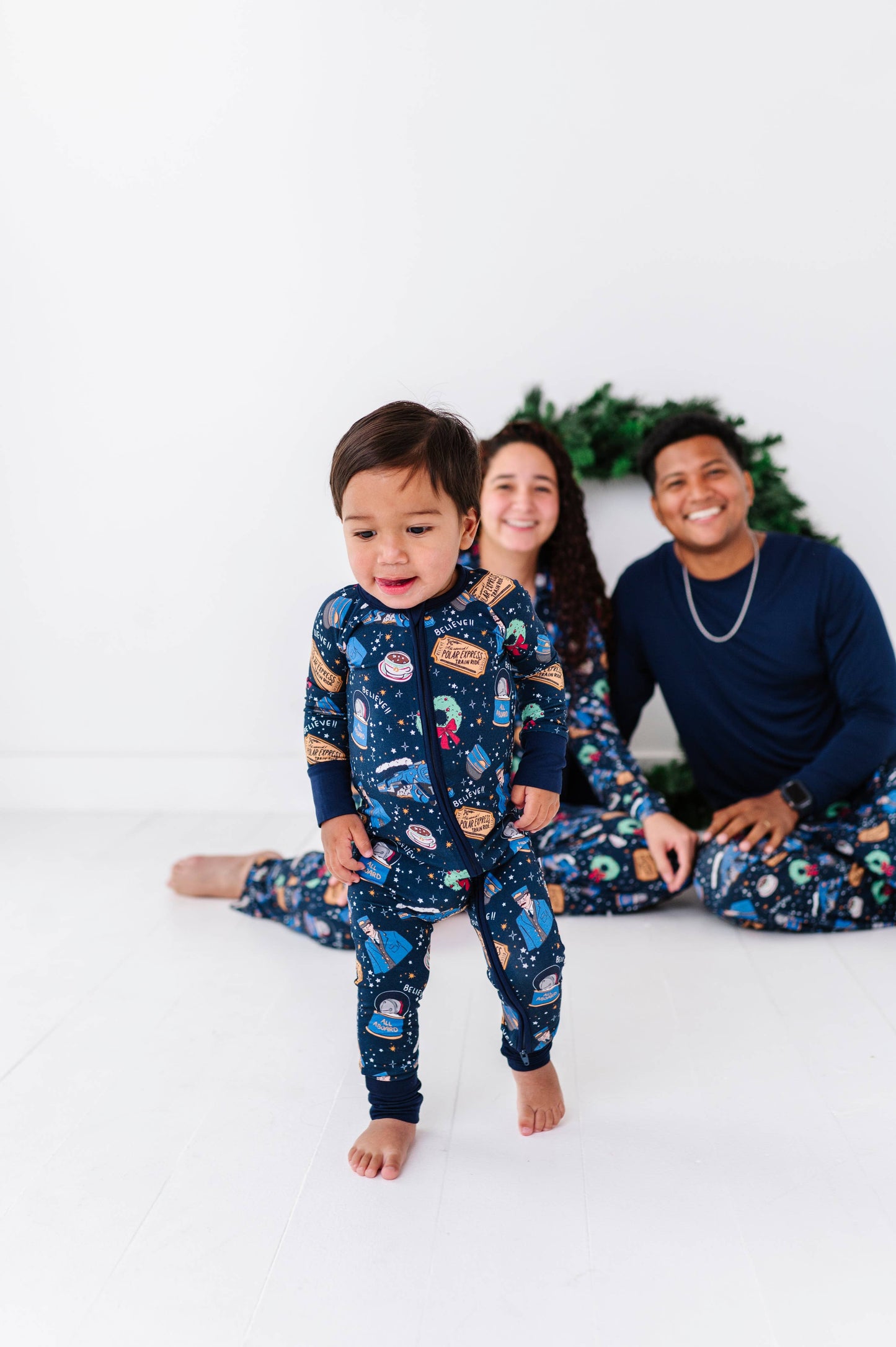 Hot Cocoa Express Convertible Footies: 18-24 Months