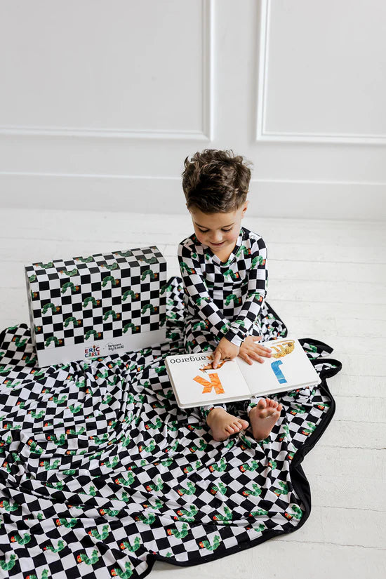 Dream Blanket- ERIC CARLE CATERPILLAR CHECK