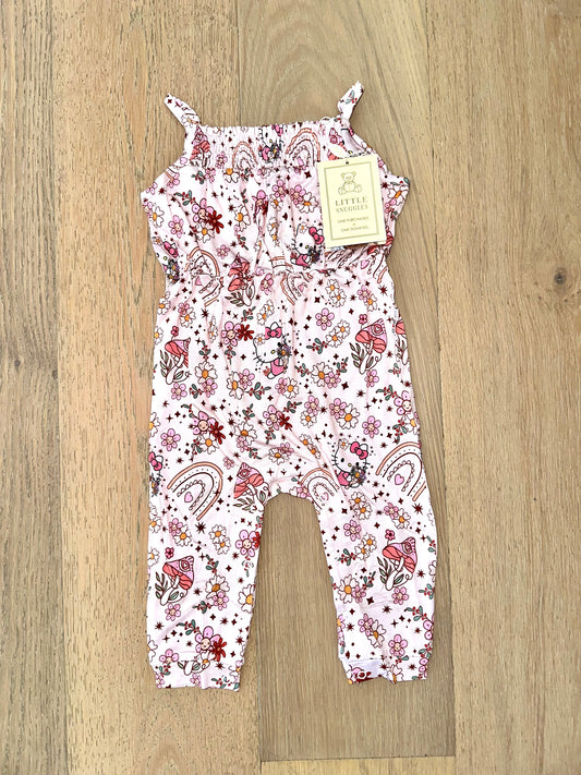 Girls Bamboo Sleeveless Jumper (LANEY)-BOHO MUSHROOM HELLO KITTY