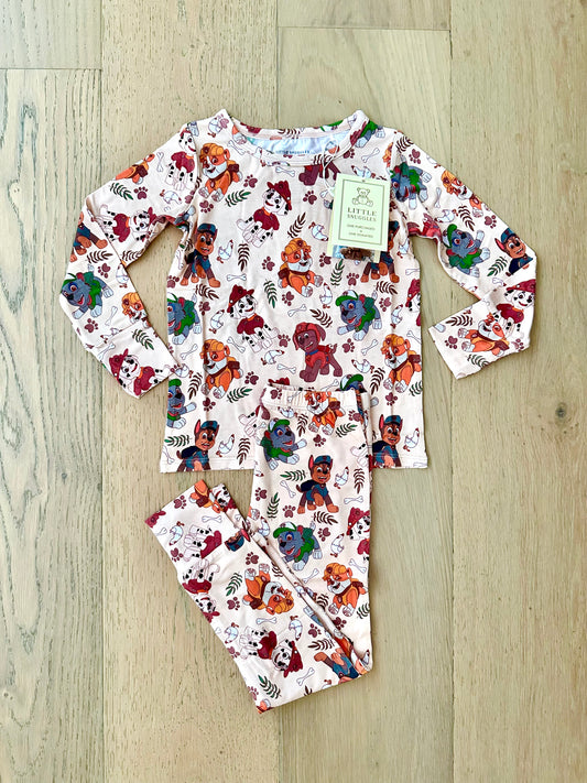 Bamboo (Willow) Long Sleeve Lounge Set- FUN FAVORITES CHICKALETTA PAW PATROL
