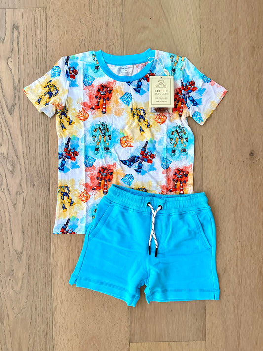 Bamboo Short Sleeve & Short Set (KNOX)- FAV AUTOBOTS