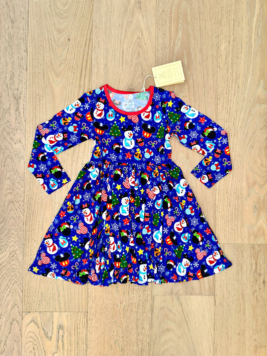 Bamboo Log Sleeve Twirl Dress (AVA)- WONDERLAND FESTIVAL OF MAGIC