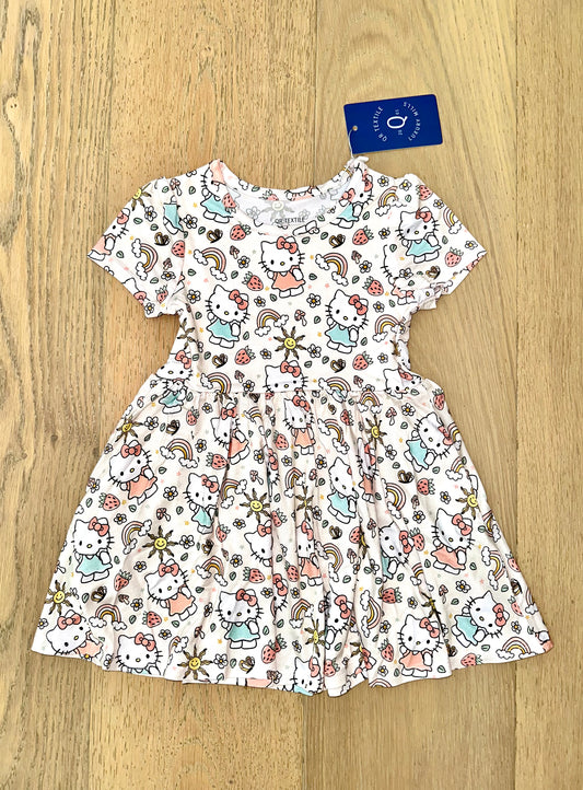 Bamboo Twirl Dress- HELLO SPRING KITTY
