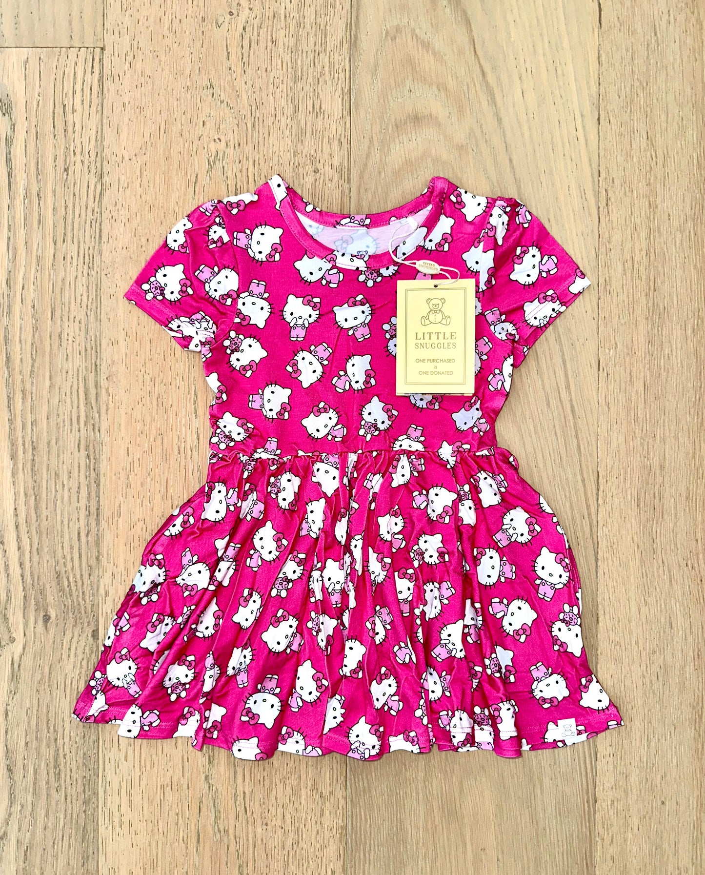 Bamboo Twirl Dress- SPRINKLE DONUT KELLO KITTY
