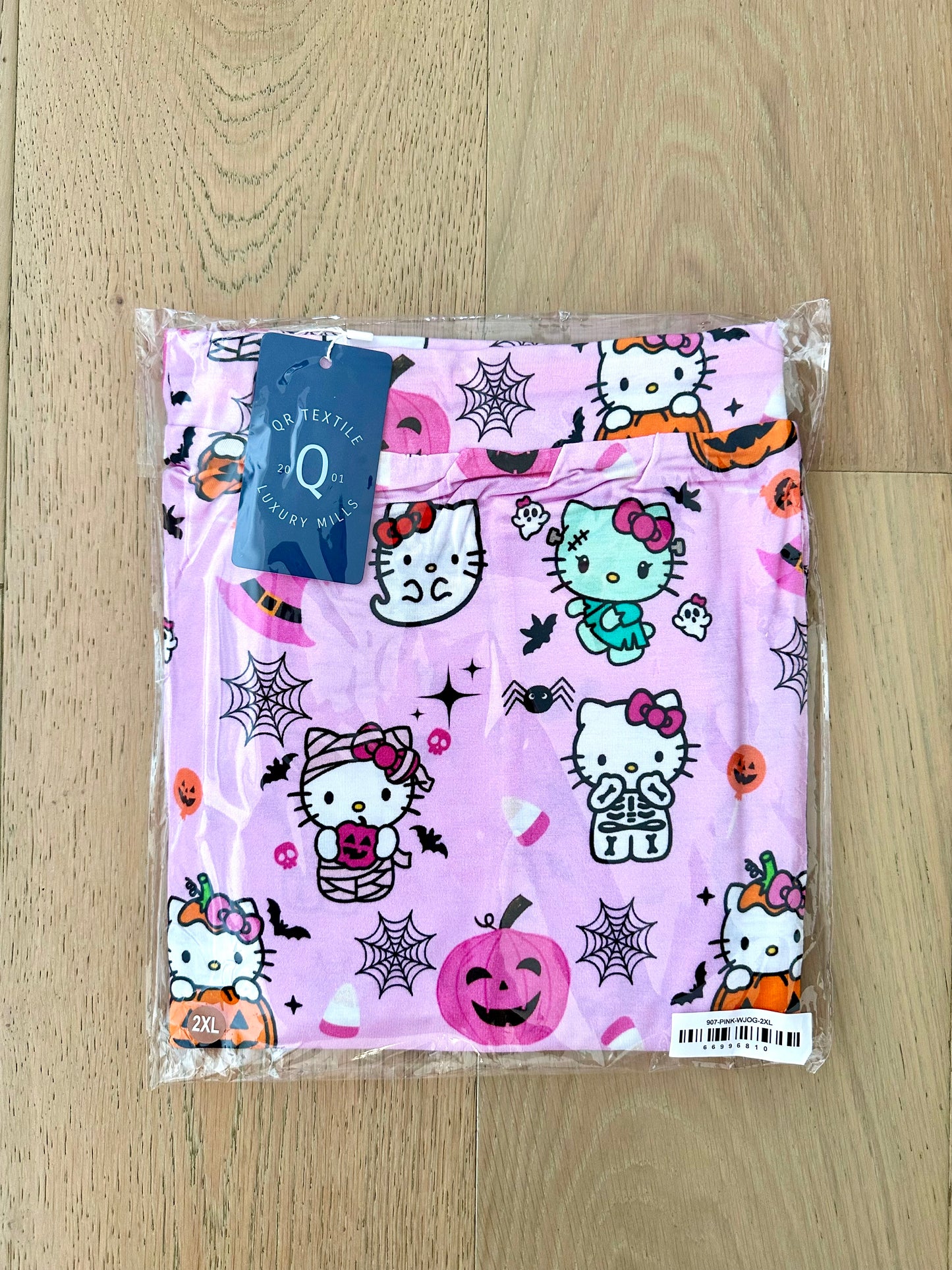 Women’s Bamboo Lounge Joggers- Hello Kitty Pink Pumpkin