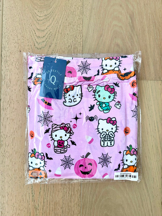 Women’s Bamboo Lounge Joggers- Hello Kitty Pink Pumpkin
