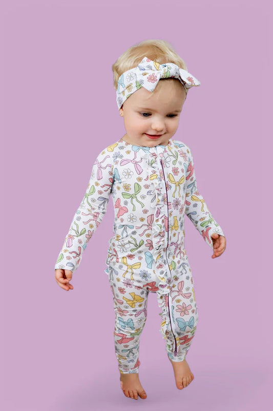 Dream Ruffle Romper- BOW GARDEN