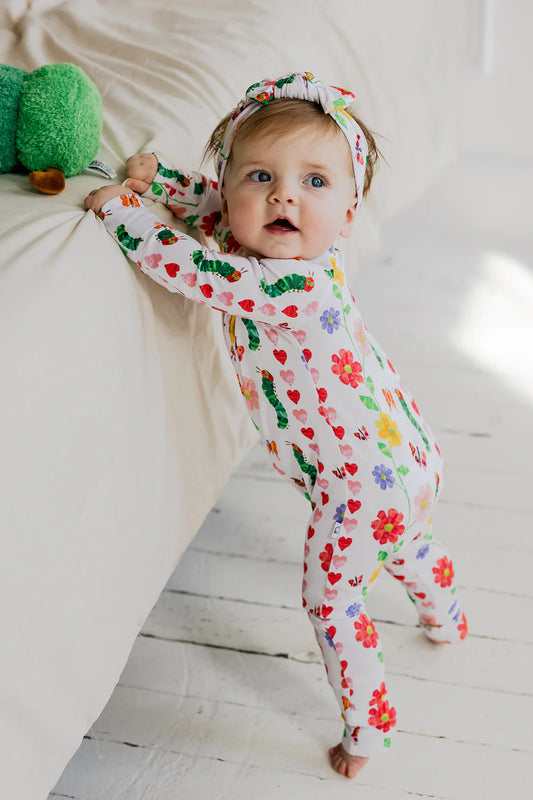 Dream Convertible Romper- ERIC CARLE LOVEBUG BLOOMS