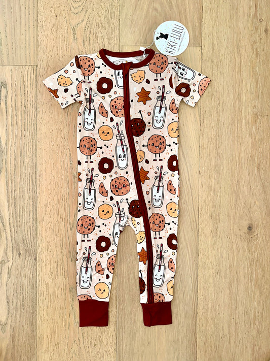 Short Sleeve Romper- EVERYTHING I DOUGH, I DOUGH IT FOR YOU COOKIES